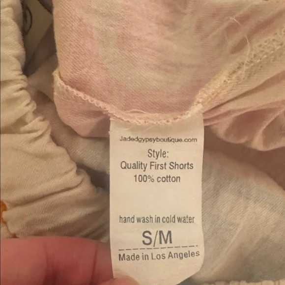 Jaden Gypsy Colorful Patchwork Shorts - Picture 4 of 5